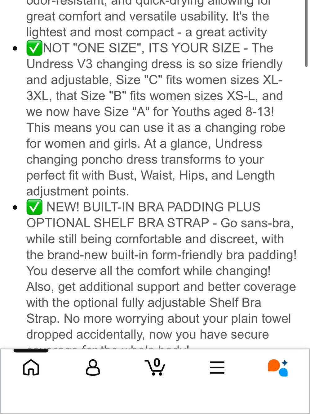 The Undress V3 Black Changing Dress One Size - Picture 9 of 10